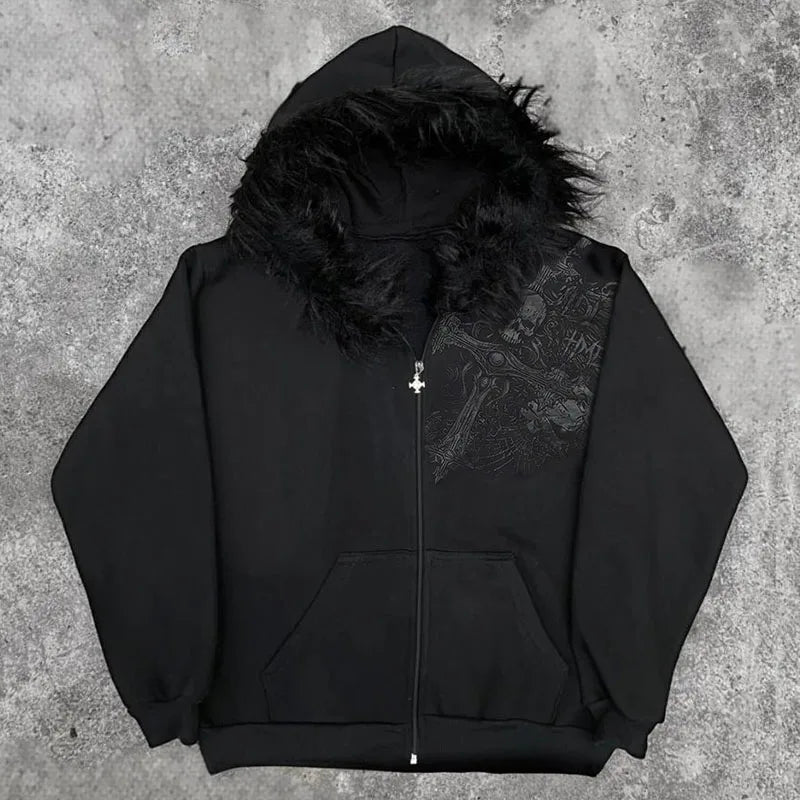 SkullPhase Wool Street Hoodie