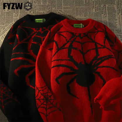SpiderWave Retro Sweater