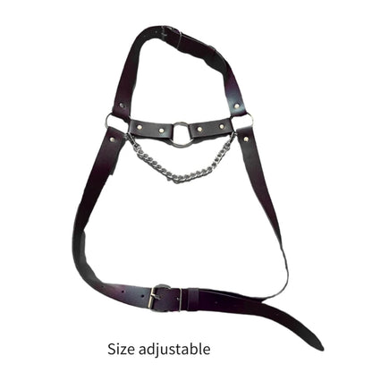 Steel Pulse – Leather Punk Chest Harness