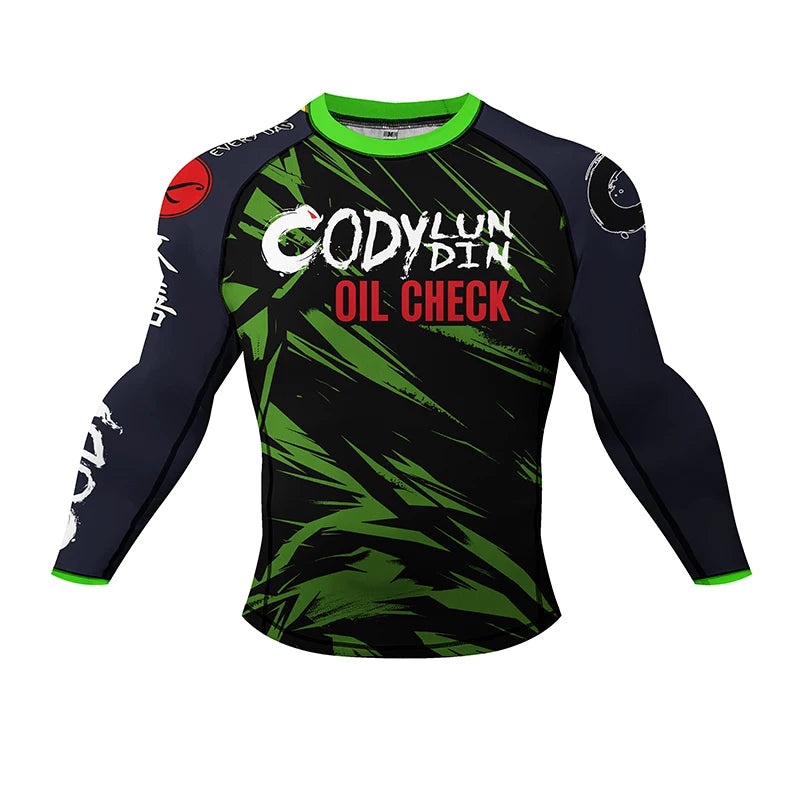 DRILL//CORE Compression Rashguard – Mock Neck Tech Shirt for Combat & Surf