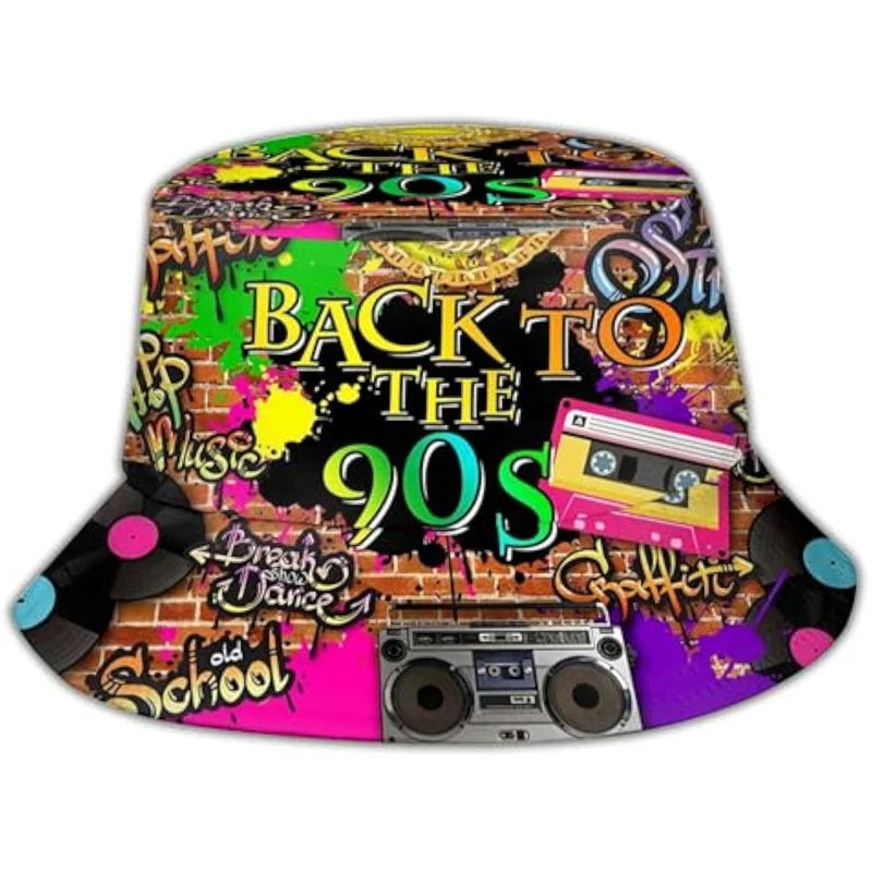Back to 80s Bucket Hat – Retro Vibes Only