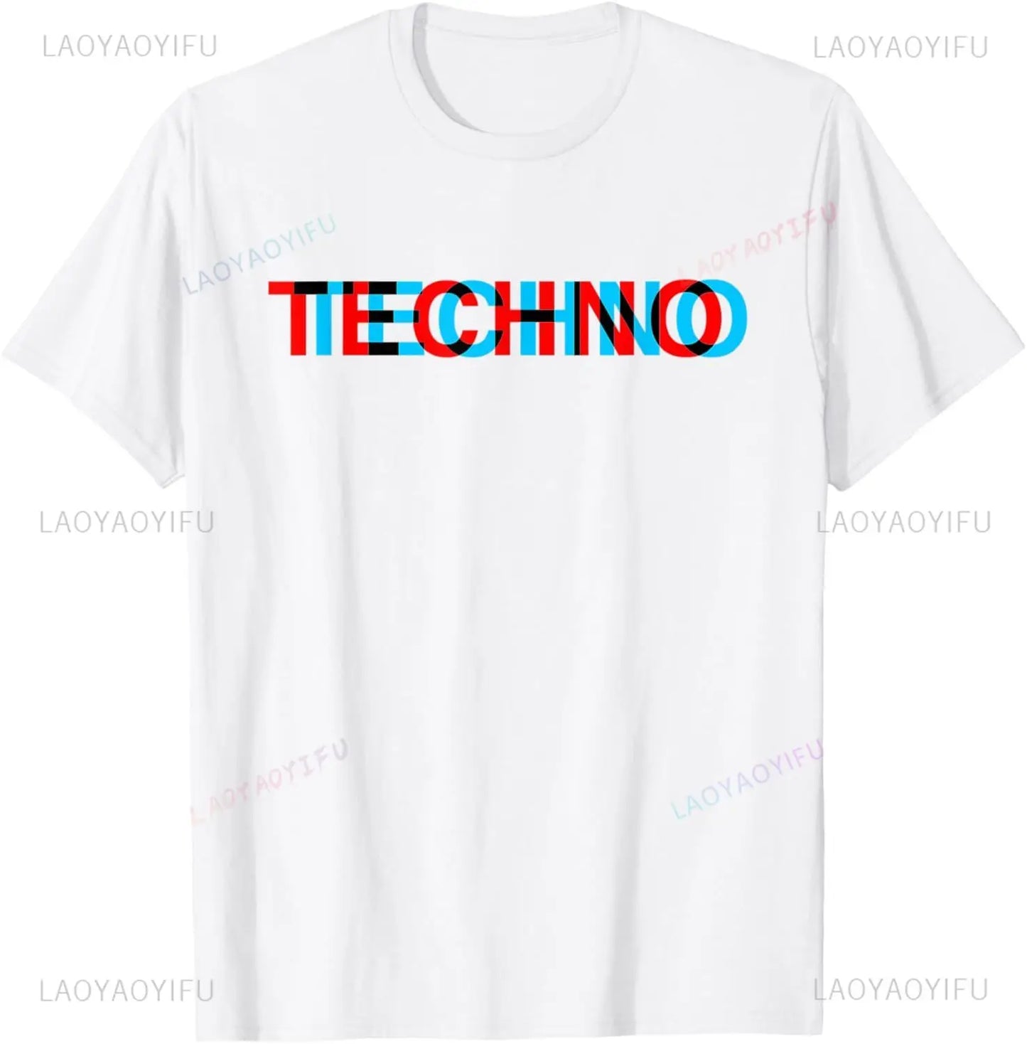 Trippy Glitch Cyber Tee