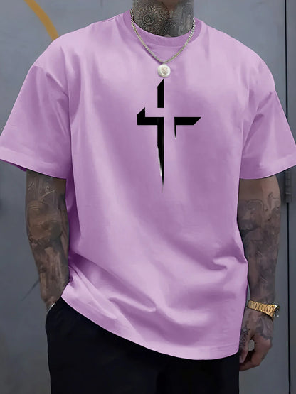 Reverse Cross Vibes – Summer Oversized Tee