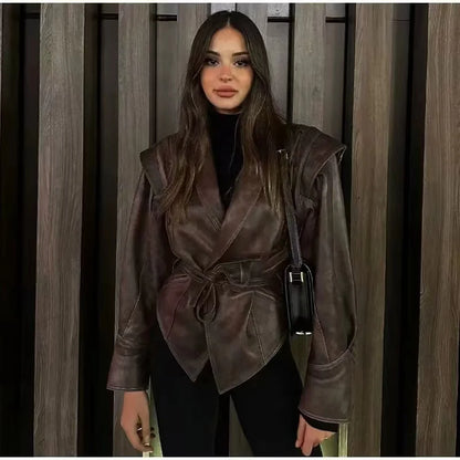 Vortex V-Neck Moto Jacket