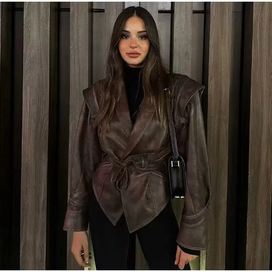 Vortex V-Neck Moto Jacket