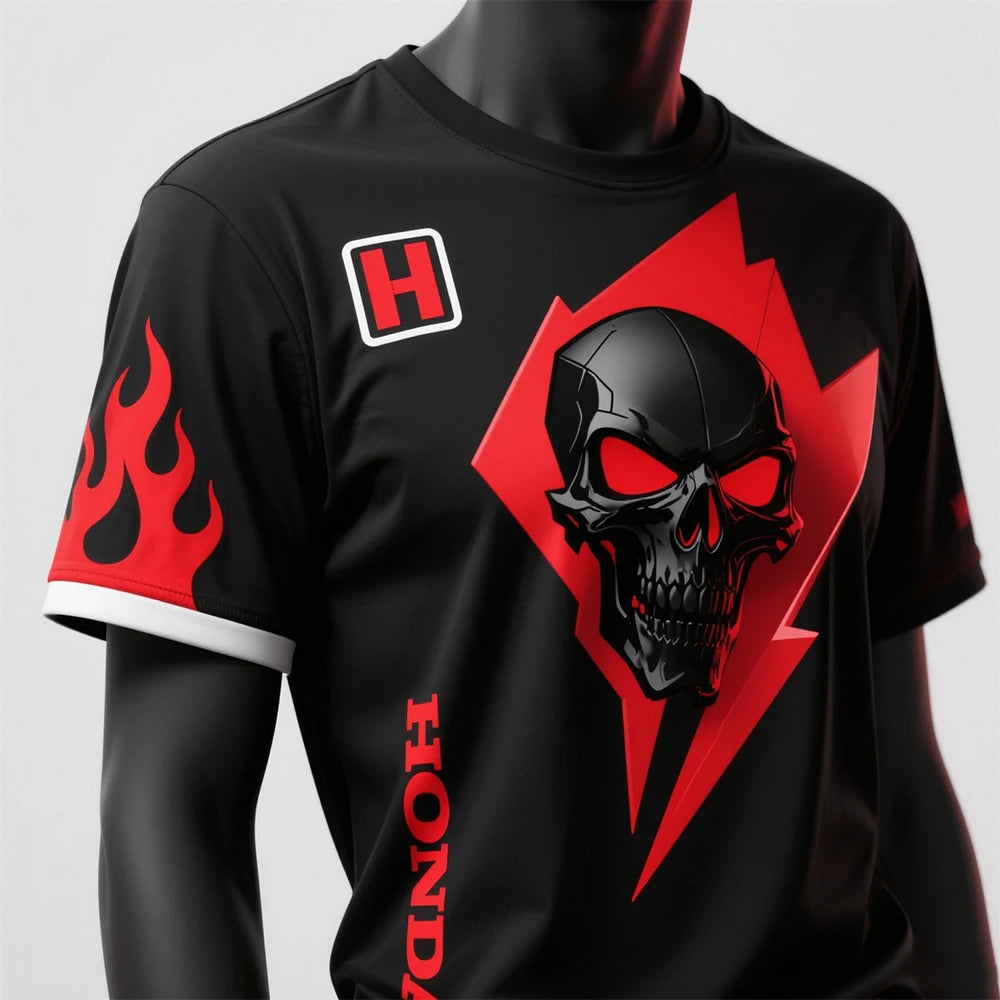 Neo-Honda VelocityMesh™ Cyber Rider Shirt – Breathable Futurist Streetwear