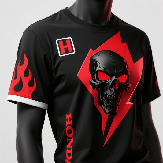 Neo-Honda VelocityMesh™ Cyber Rider Shirt – Breathable Futurist Streetwear