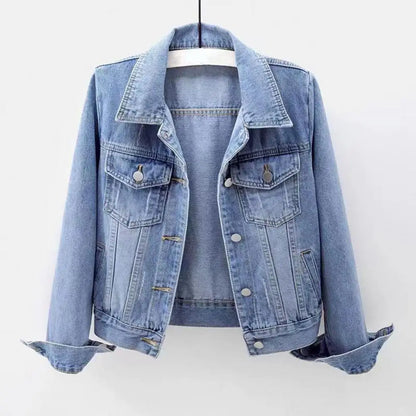Retroline Cropped Denim Jacket
