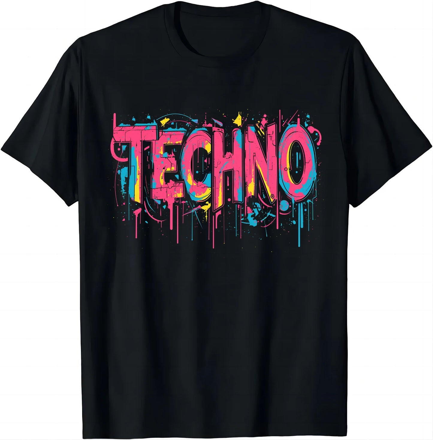 Trippy Glitch Cyber Tee