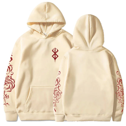 BERSERK//ACID Gothic Oversized Hoodie – Harajuku Dark Streetwear