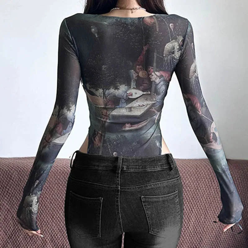 Darkwave Mesh Bodysuit