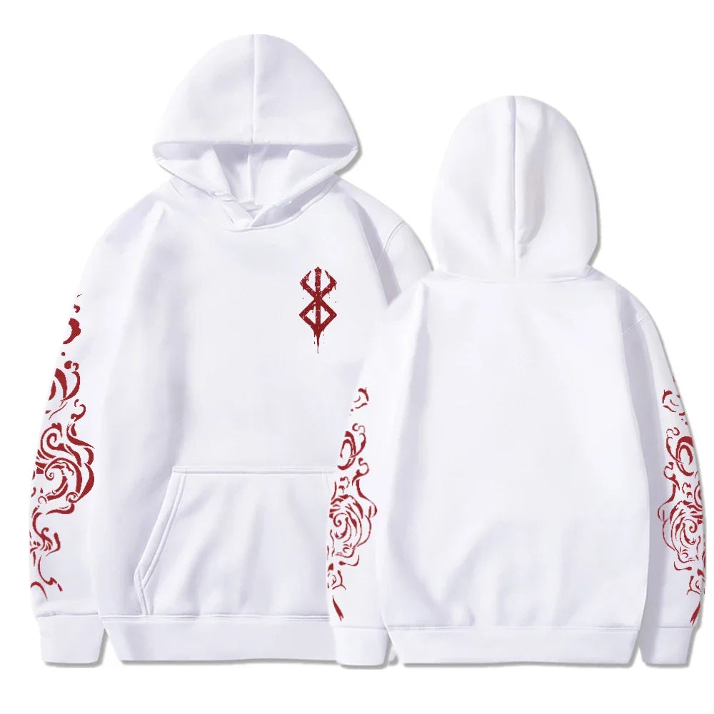 BERSERK//ACID Gothic Oversized Hoodie – Harajuku Dark Streetwear
