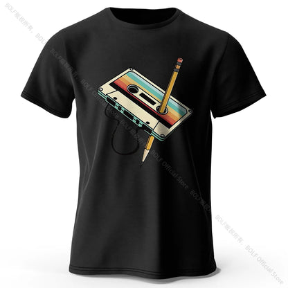 Retro Tape Vibes – Rewind Me Tee