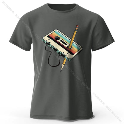 Retro Tape Vibes – Rewind Me Tee