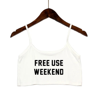 Weekend Mode Crop Top