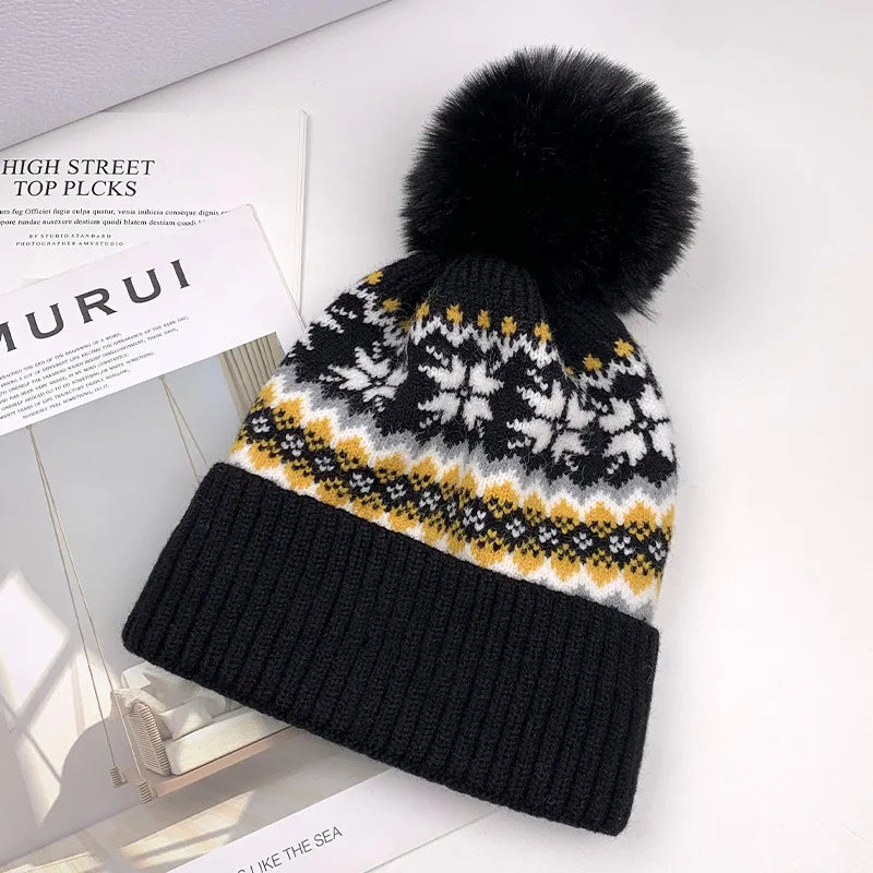 Frostflare – Premium Cashmere Wool Knit Winter Hat