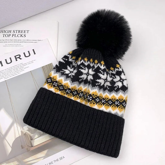 Frostflare – Premium Cashmere Wool Knit Winter Hat