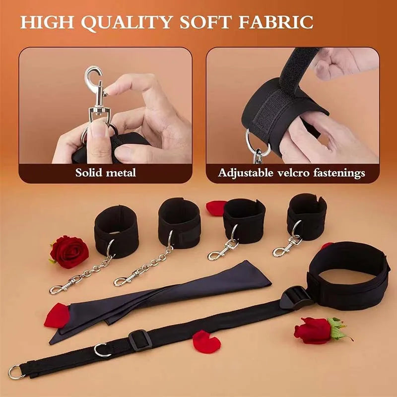 LUSTRA // Velvet Control - BDSM Restraint & Bondage KitLUSTRA // Velvet Control - BDSM Restraint & Bondage Kit