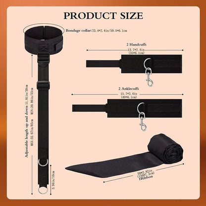 LUSTRA // Velvet Control - BDSM Restraint & Bondage KitLUSTRA // Velvet Control - BDSM Restraint & Bondage Kit